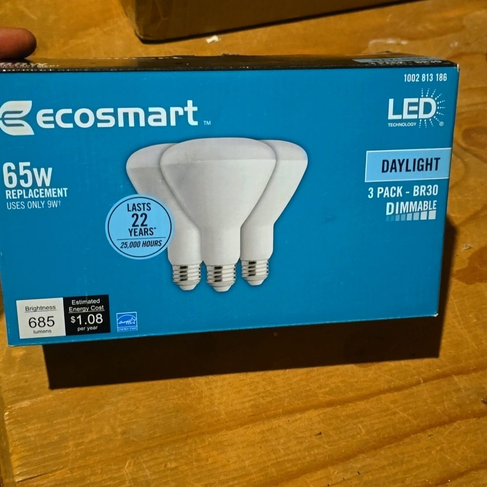 Ecosmart 65W Replacement LED  Daylight BR30 Bulbs